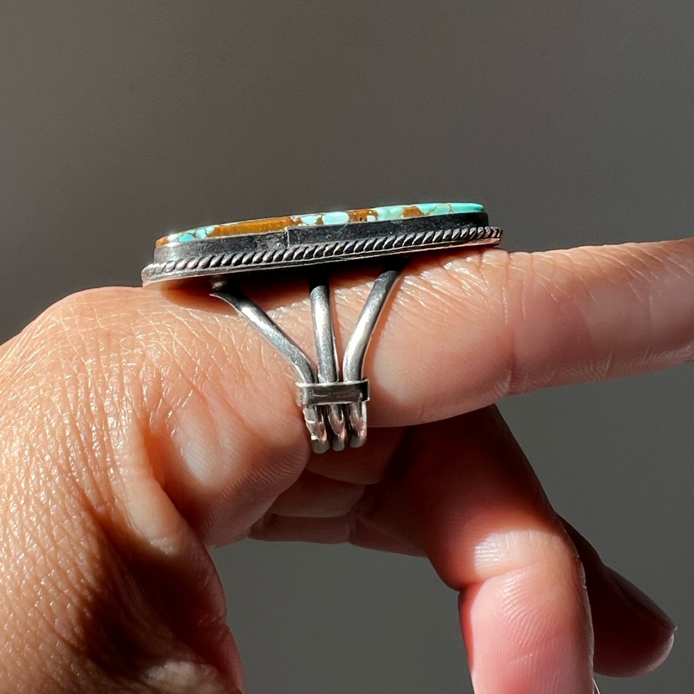 Number 8 turquoise Ring - Picture 3 of 6